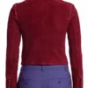 Willa Holland Arrow Red Suede Jacket product image