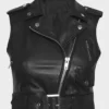 Women Real Leather Biker Vest product image