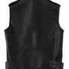 Women Real Leather Biker Vest product image