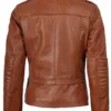 Monica Women's Tan Brown Leather Biker Style Jacket Monica Women's Tan Brown Leather Biker Style Jacket product image