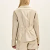 Women’s Stylish Asymmetrical Biker Leather Jacket product image
