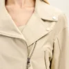 Women’s Stylish Asymmetrical Biker Leather Jacket product image