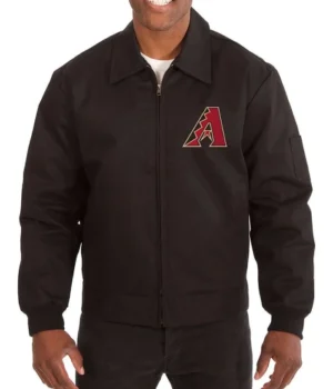 Workwear Arizona Diamondbacks Black Cotton Jacket product image
