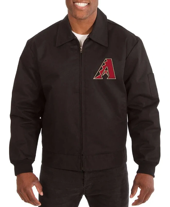 Workwear Arizona Diamondbacks Black Cotton Jacket Workwear Arizona Diamondbacks Black Cotton Jacket product image