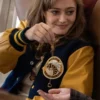 Yellowjackets Jackie Letterman Bomber Jacket Yellowjackets Jackie Letterman Bomber Jacket product image