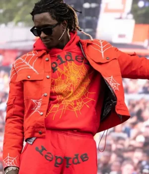 Young Thug Spider Denim Jacket product image