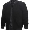 Adamsville Mens Black Suede Jacket product image