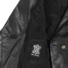 Kim Women's Black Double Breasted Leather Blazer product image