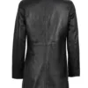 Winchester Womens Black Leather 3 4 Length Car Coat product image