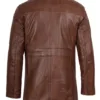 Bristol Men's Vintage Cognac Brown Leather Car Coat Bristol Men's Vintage Cognac Brown Leather Car Coat product image