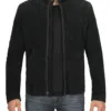 Bond Men's Black Casual Suede Jacket product image
