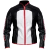 Mister Terrific Superman Black and White Leather Jacket product image