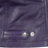 Rachel Women's Biker Purple Leather Jacket Rachel Women's Biker Purple Leather Jacket product image
