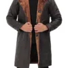 Turlock Men's Dark Brown 3/4 Shearling Coat product image