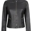 Rachel Women's Vintage Dark Brown Biker Leather Jacket Rachel Women's Vintage Dark Brown Biker Leather Jacket product image