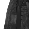 Women's Black Real Leather Car Coat product image